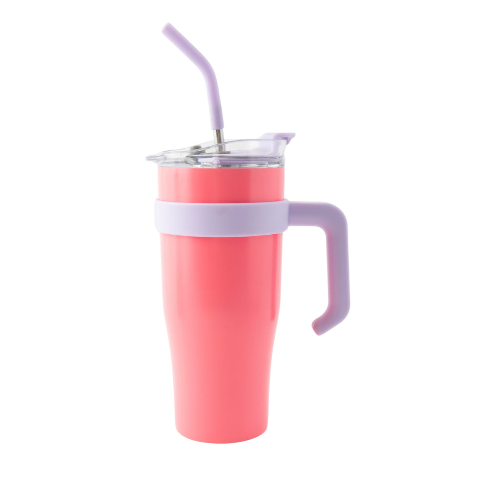 Vivid Collection Large Handled Drink Bottle - PINK